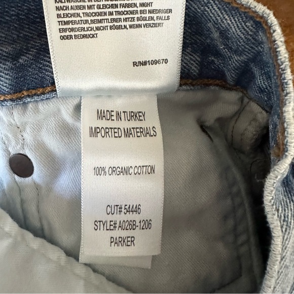 Agolde Parker Denim Cutoff‎ Women Shorts Ladies size 31 Organic cotton - Picture 8 of 9